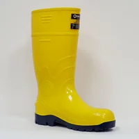 Bota Pvc Amarilla Guerrera Hidrocarburos T/36 Robusta Paq X 5 Pares