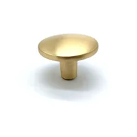 Botón Zamak Latón Cepillado Diámetro 64 mm 166