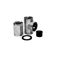 Ensamble de Conector en T para Chimenea de 6 x 16 x 3 Pulgadas