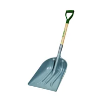 Pala Para Granos 30.48 Cm Negra Mango Madera 73.66 Cm