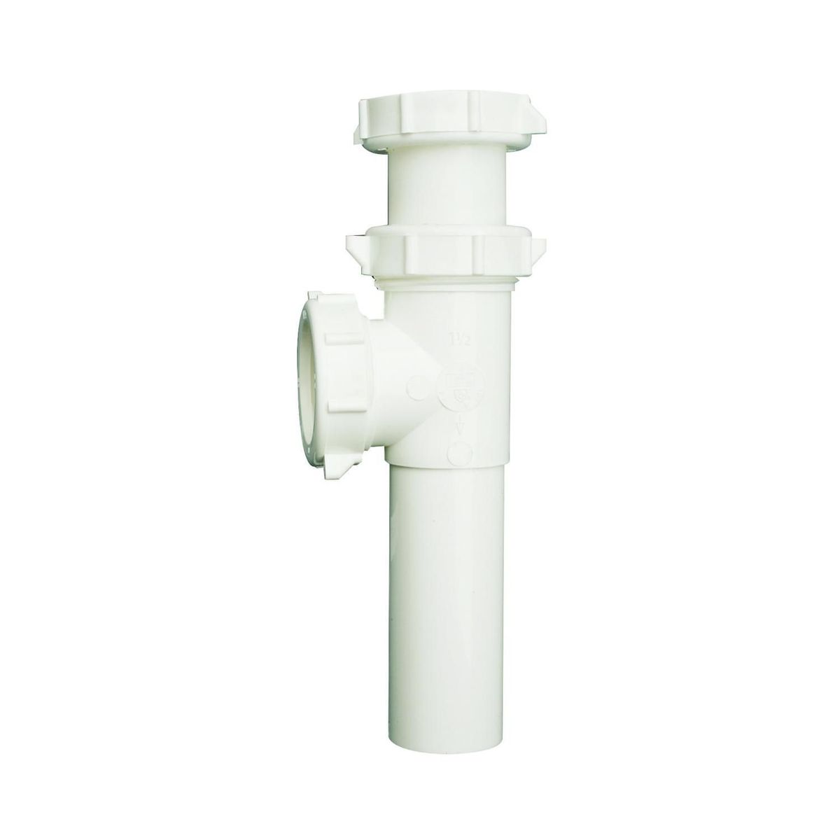 PLUM - Conector en T con Salida y Tubo de Extensión de 1-1/2 pulgadas Plum