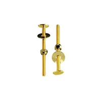 Juego de Pernos para Inodoro de 0.63 cm 20 Hilos por Pulgada de 8.89 cm Plum