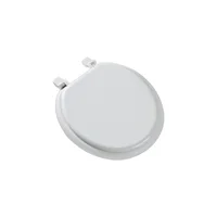 Asiento de Inodoro Rnd Madera Blanco