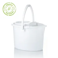 Balde Con Escurridor 12 Litros Blanco Ecológico