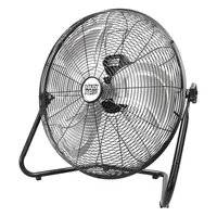 Ventilador de Piso 3 Velocidades 50.800 cm Negro