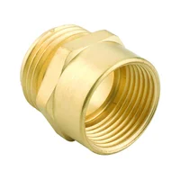 Conector de Latón Macho y Hembra de 3/4 pulgadas