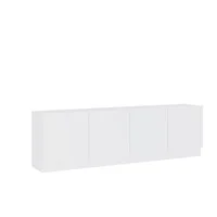 Mueble para Tv 70 Pulgadas en Mdp 4 Puertas Blanco