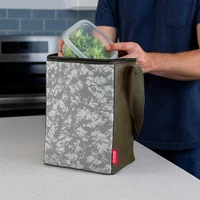 Soft Cooler Plegable 12 Latas Blanco Camuflado Thermos