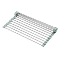 Escurridor de Platos en Acero Enrollable Multiusos