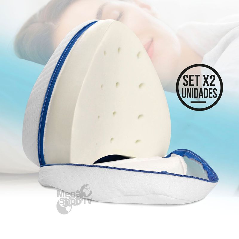 Setx2 Almohadas Ortopédicas Para Piernas Y Rodillas Viscoelástica