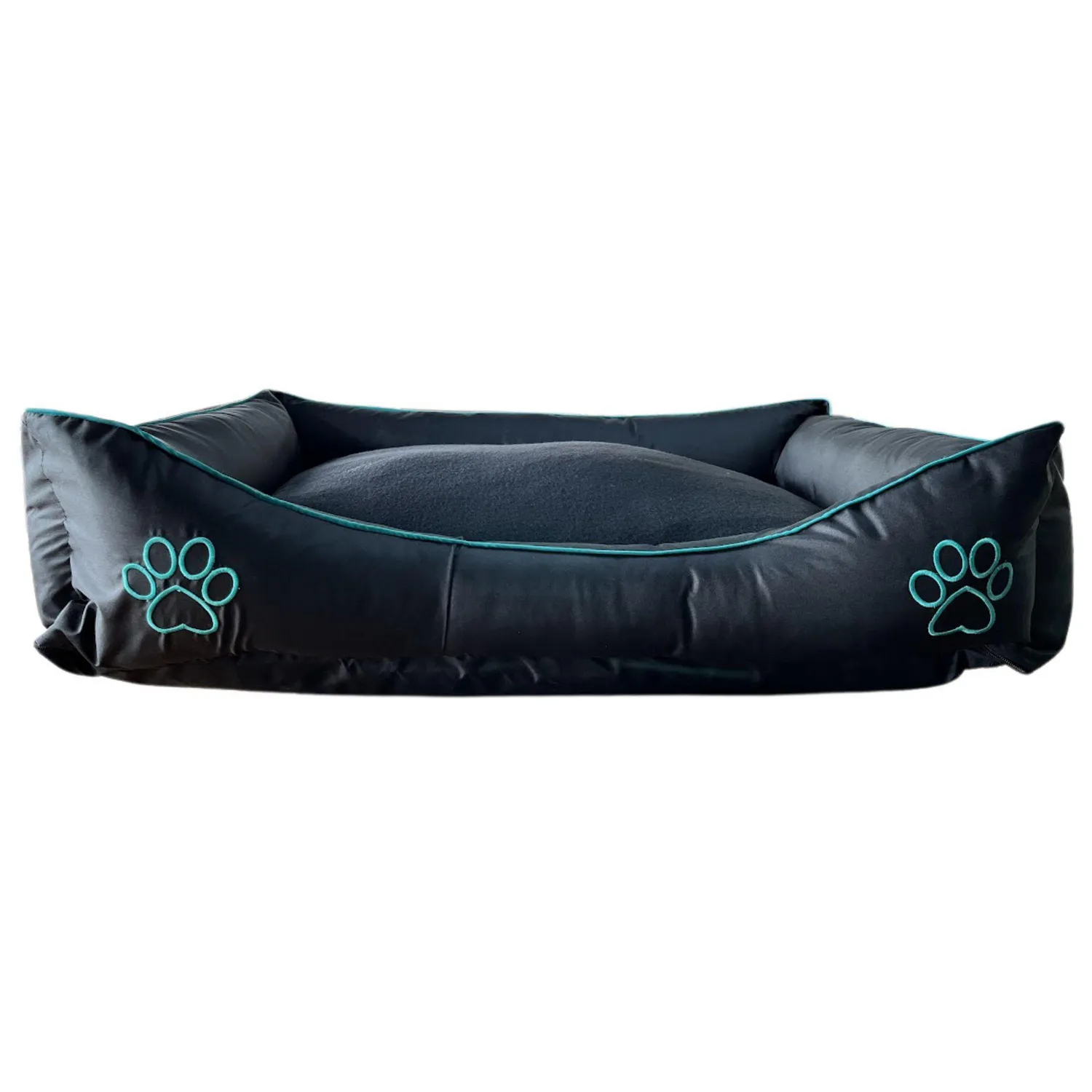 Cama Para Mascotas  Soft 97X71X24Cm Extra Grande Turquesa Interpet