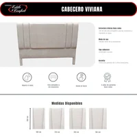 Cabecero Viviana Beige 100