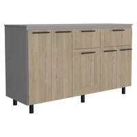 Modulo Inferior 150 Kitchen Hasselt Rta Gris Rovere