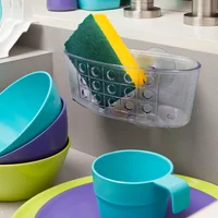 Portaesponjas Plástico Transparente Set X 12 Unidades