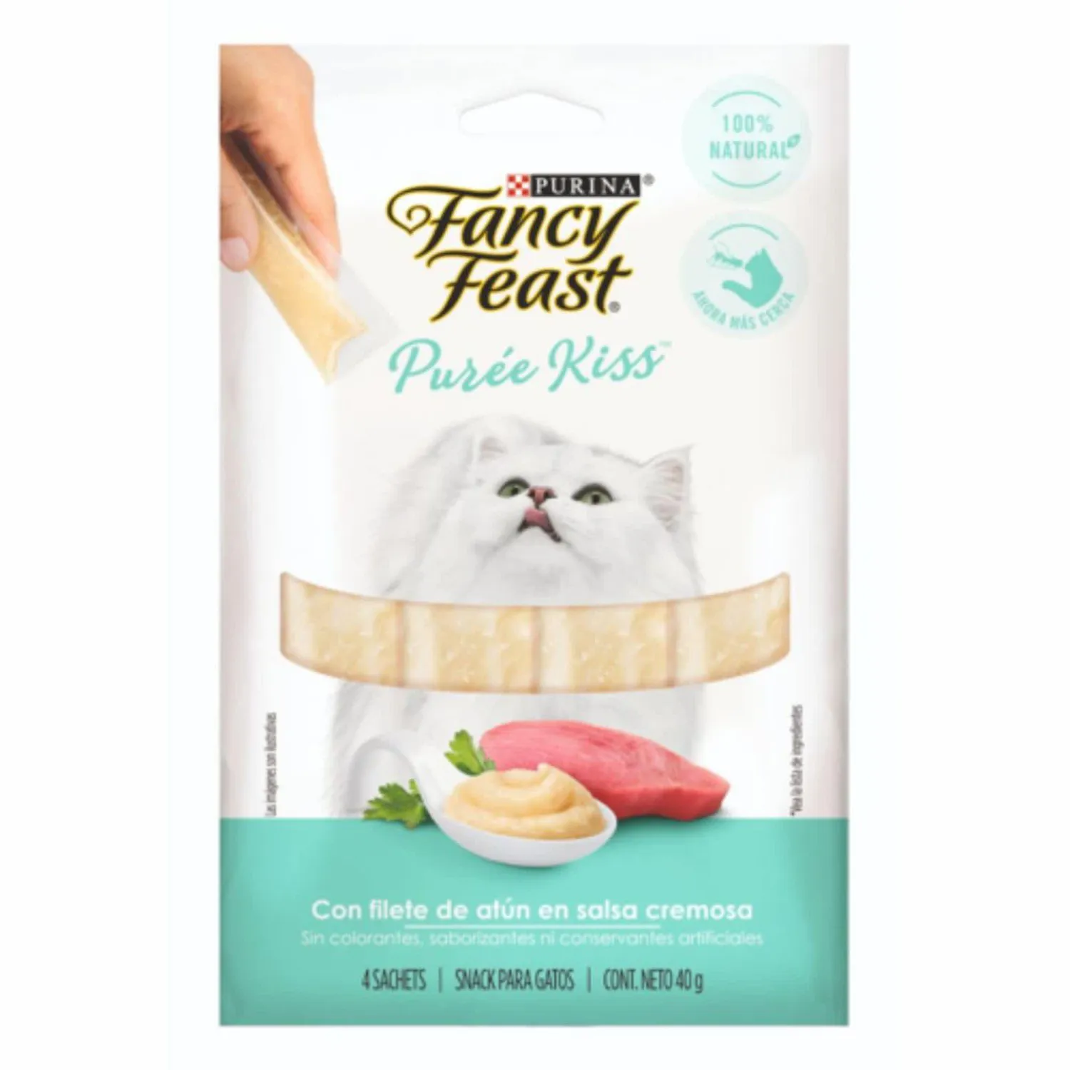 Comida Húmeda Para Gato Fancy Feast Kisses Atún 40gr