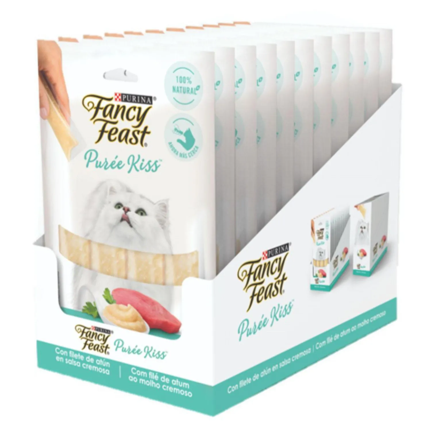 Comida Húmeda Para Gato Fancy Feast Kisses Atún 40gr 6