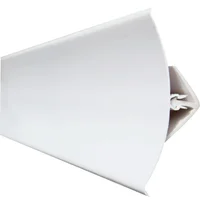 Media Caña Coextruida de 9 cm x 3 mts Color Gris Set X 20 Unidades