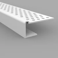 Dilatación en J para Lámina de Media x 3.05 mts / Blanco Set X 100 Unidades