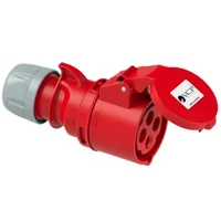 Toma Aérea Roja 3P + T 32 Amp Tar32/224 Tierra 6 H Ip44
