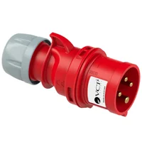 Clavija Roja 3P + T 32 Amp Cla32/024 Tierra 6 H Ip44