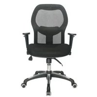 Silla de escritorio Mundial De Sillas Negra Quindío Set X4 Unidades
