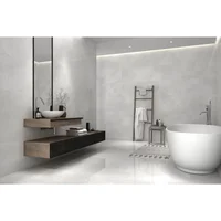 Porcelanato Esmaltado Pulpis Grey P 60X120 Cm Color Gris C/1,44 Mt2