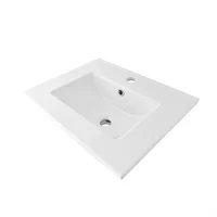 Placa Lavamanos Blanco Absoluto 50Cmx40Cm Ceramica Porcelanica