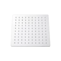 Ducha Ultraslim Cuadrada 25Cmx25Cm 10 Pulgadas Cromo Brillante