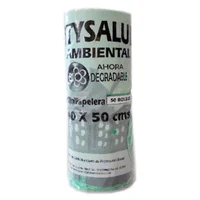 Bolsa Basura 40X50Cm Compostable Verde 10-15L Set X 36 Unidades X50 uni c/u