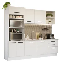 Cocina Integral Agata 2.50 Metros - Blanco 01