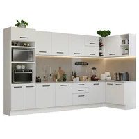 Cocina Integral De Esquina Agata 5.00 Metros - Blanco 01