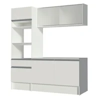 Cocina Compacta 180 Cm Blanco Topazio 86