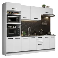Cocina Integral Agata 2.70 Metros - Blanco 01