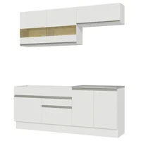 Madesa Cocina Integral Glamy 2.00 Metros - Blanco 07