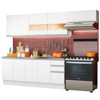 Cocina Integral Marcela 2.80 Metros - Blanco