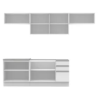 Cocina Integral Mariana 2.80 Metros - Blanco