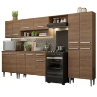 Cocina Integral Emilly 2.90 Metros - Marrón 01