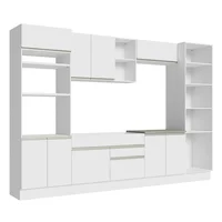 Cocina Integral Glamy 3.30 Metros - Blanco 03