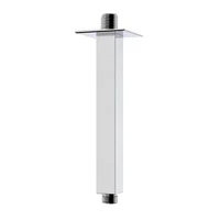 Brazo Tubo Cuadrado Ducha Techo Bronce 15Cm