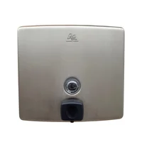 Dispensador Jabón Líquido Pared Push Acero Inox