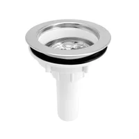 Canastilla 4" para Desague Lavaplatos Acero 304 y Pvc