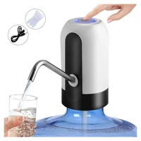 Dispensador De Agua Eléctrico Para Botellon Bomba Recargable Usb