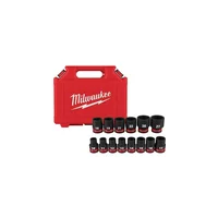 Juego de Dados Milwaukee SHOCKWAVE con Riel Personalizable para Alto Torque