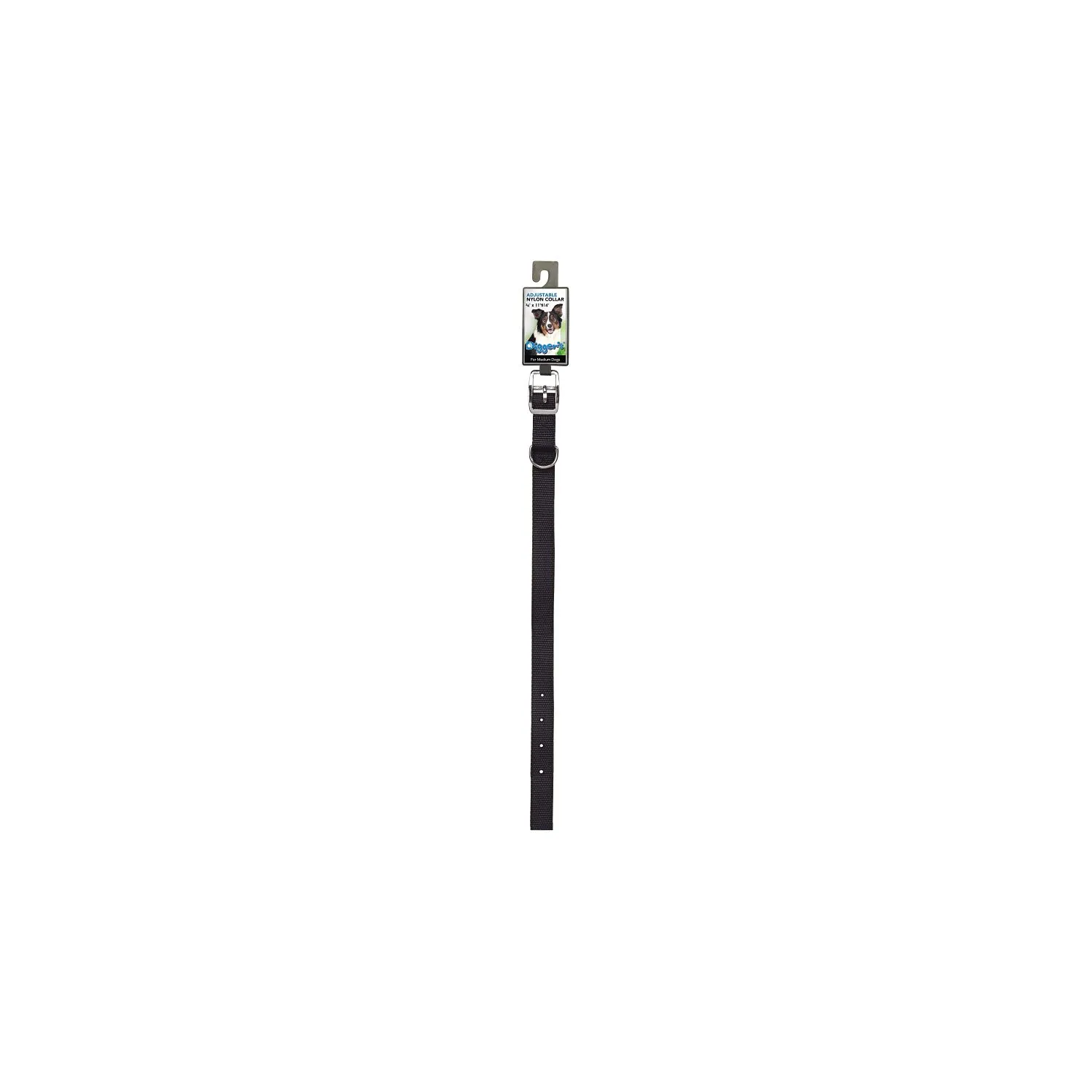 Collar Para Perro Nylon Blk 40.640cm x 1.905cm Diggers