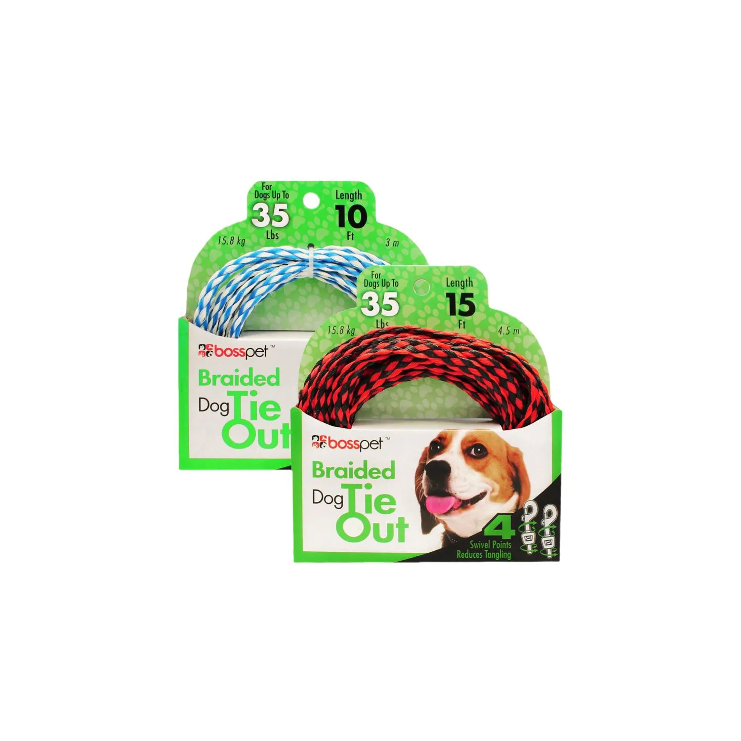 Amarre Para Perro De Cuerda de Polietileno Perro 304.800c Boss