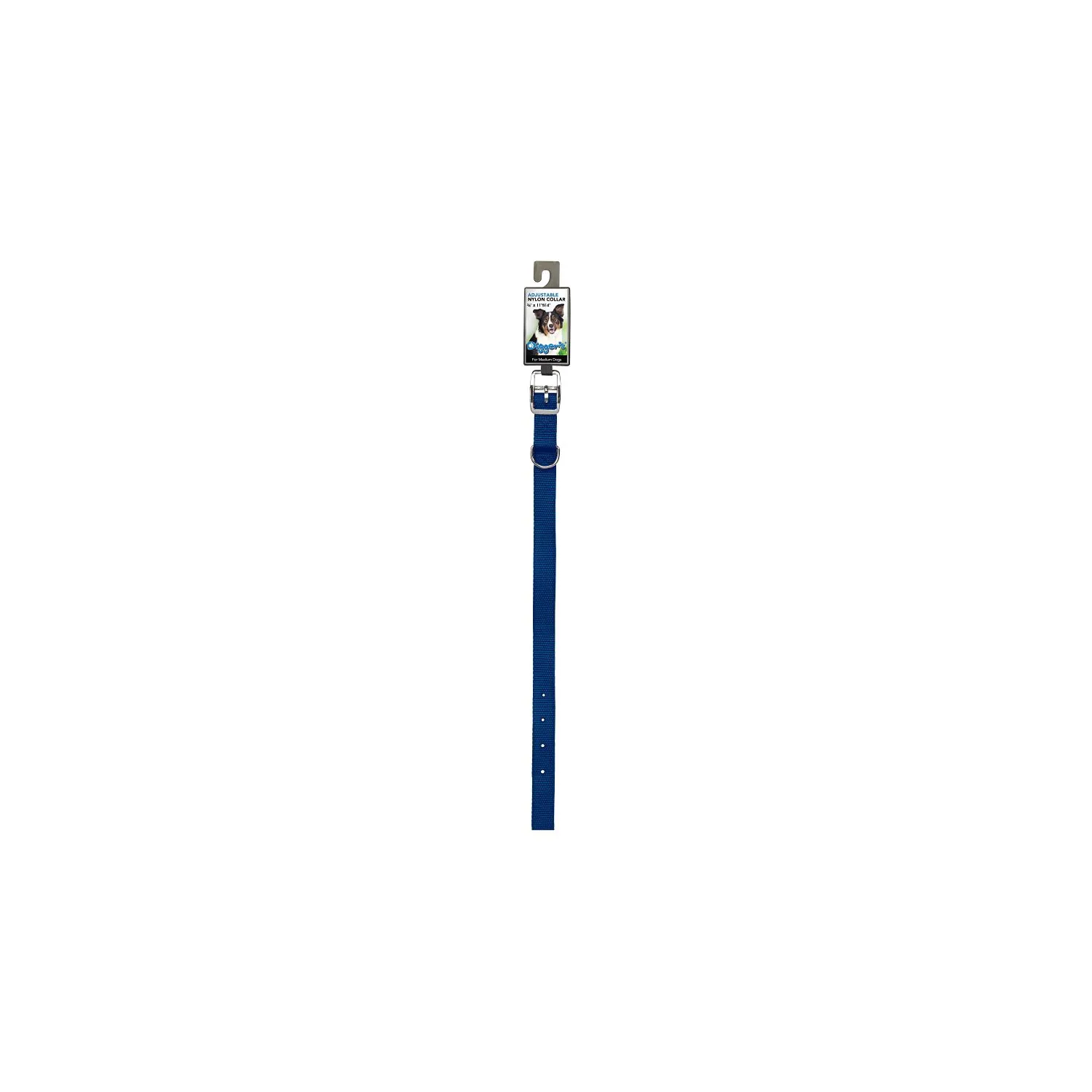 Collar Para Perro Nylon Azul 40.640cm x 1.905cm Boss