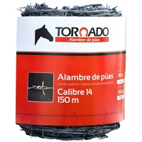 Alambre de Púas Tornado Calibre 14 x 150 m