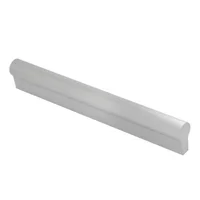 Manija Aluminio Cilíndrica Base Rectangular cc 128 Mm