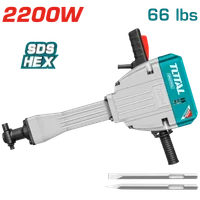 Demoledor SDS Hex 2200W 75 Joules Industrial 38 kg Total Caja de Cartón