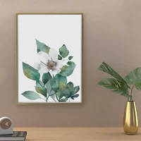 Cuadro - Mdf - Flor Blanca